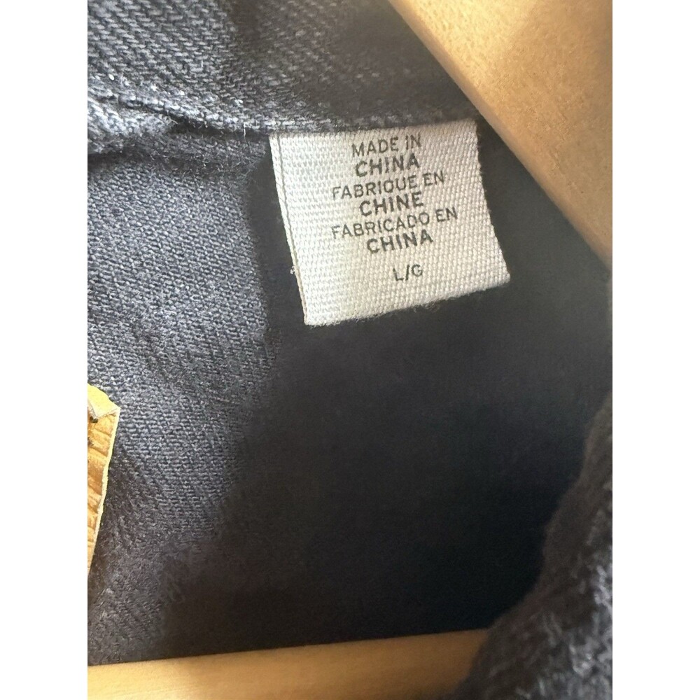 Levi's Denim Jacket Black Jean Large Mens - Picture 3 of 10